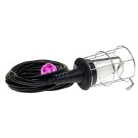 Korflooplamp rubber E27 – III 60W – 24V – persdraadkorf 10m H07RN-F 2 x 1.0 mm²